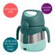 b.box Insulated Food Jar, Cold up to 7hrs/Warm up to 5hrs, Emerald Forest Green 335ml