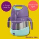 b.box Insulated Food Jar, Cold up to 7hrs/Warm up to 5hrs, Lilac Pop Purple 335ml