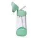 b.box Junior Drink Bottle, Spearmint, Flip Top Straw 450ml