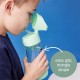 b.box Junior Drink Bottle, Spearmint, Flip Top Straw 450ml