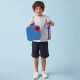 b.box Lunchbox, Large Bento with 4 Compartments, Cold Pack, Blue Blaze 1L