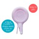 b.box Mini Flork 3 Pack Toddler Forks, Reusable, Soft & Safe