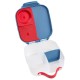 b.box Mini Lunchbox 3 Compartments, Whole Fruit Fit, Blue Blaze