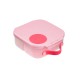 b.box Mini Lunchbox 3 Compartments, Whole Fruit Fit, Flamingo Fizz