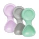 b.box Mini Spoon 3 Pack, Sage/Silver/Pink