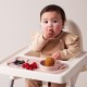 b.box Roll & Go Mealtime Mat, Divider Plate with Bowl, Travel Friendly, Blush