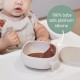 b.box Silicone Bowl with Lid, Microwave & Freezer Safe, Blush