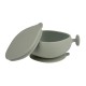 b.box Silicone Bowl with Lid, Microwave & Freezer Safe, Sage
