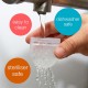 b.box Silicone Fresh Food Feeder with Cap, Easy Grip, Tripod Base, Blush Pink