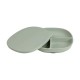 b.box Silicone Plate with Lid, Dishwasher & Microwave Safe, Sage