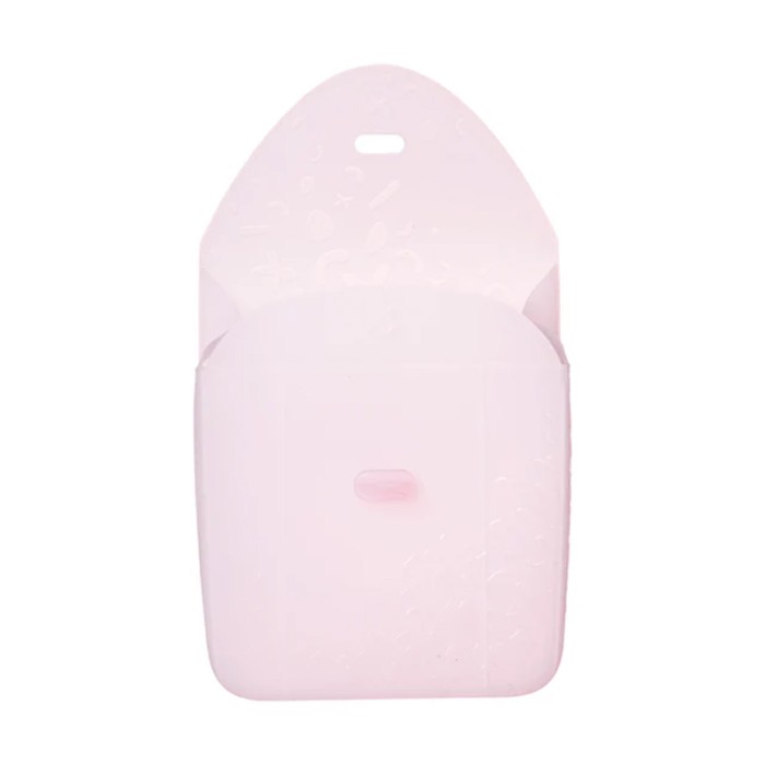 b.box Silicone Sandwich Pocket Reusable Pouch for Lunchbox, Berry