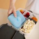 b.box Silicone Sandwich Pocket Reusable Pouch for Lunchbox, Ocean