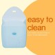 b.box Silicone Sandwich Pocket Reusable Pouch for Lunchbox, Ocean