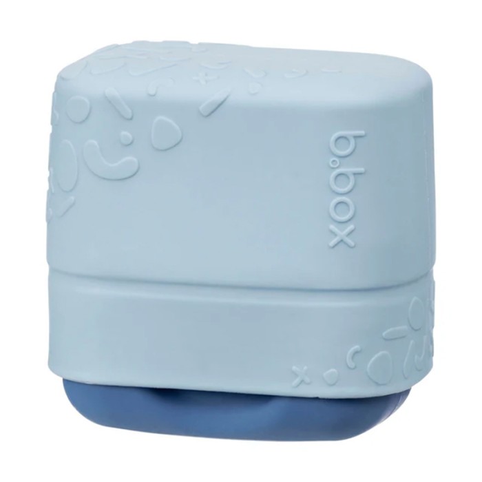 b.box Silicone Snack Cups Reusable, Oven & Freezer Safe, Ocean