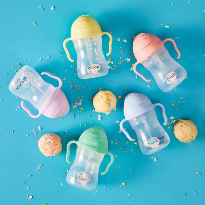 b.box Sippy Cup, Leak Proof & Easy Grip, Lemon 240ml/8oz