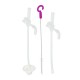 b.box Sippy Cup Replacement Straw Pack, 1 Weighted Straw & 1 Cleaning Brush