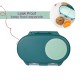 b.box Snackbox Mini Bento with 2 Leak Proof Compartments, Emerald Forest