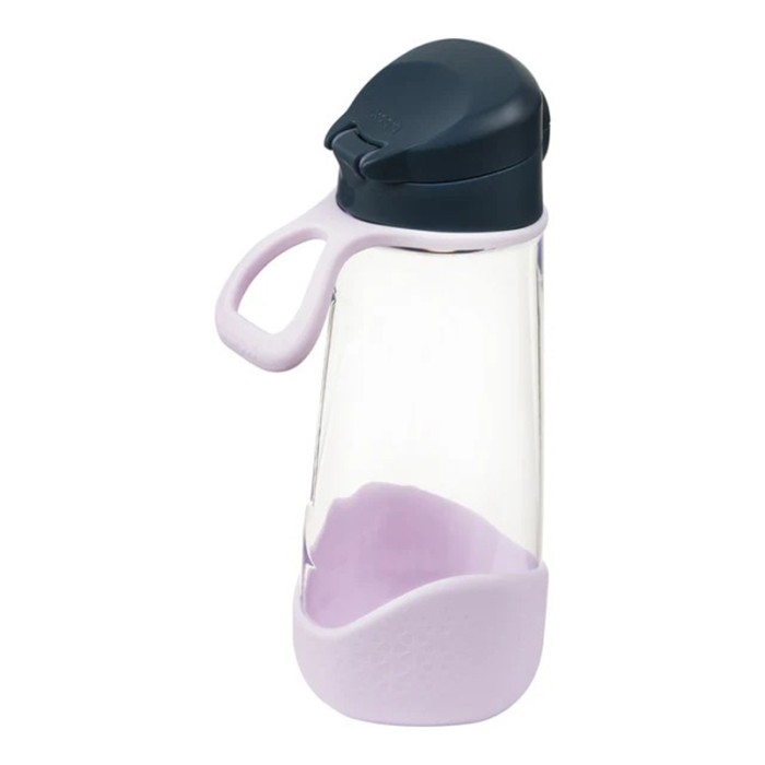 b.box Sport Spout Bottle, Tilt & Sip, Indigo Rose 600ml