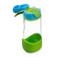 b.box Sport Spout Bottle, Tilt & Sip, Ocean Breeze Blue Green 450ml