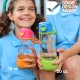 b.box Sport Spout Bottle, Tilt & Sip, Ocean Breeze Blue Green 450ml