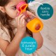 b.box Sport Spout Bottle, Tilt & Sip, Strawberry Shake Pink Orange 450ml