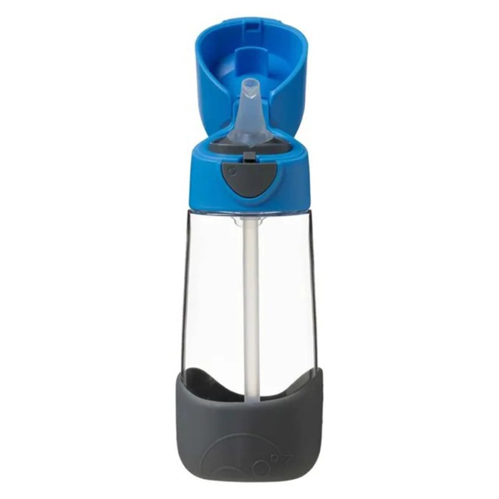 b.box Tritan Drink Bottle, Leak Proof Lid, Blue Slate 450ml