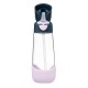 b.box Tritan Drink Bottle, Leak Proof Lid, Indigo Rose 600ml