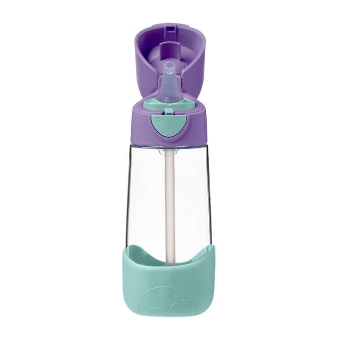 b.box Tritan Drink Bottle, Leak Proof Lid, Lilac Pop 450ml