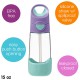 b.box Tritan Drink Bottle, Leak Proof Lid, Lilac Pop 450ml