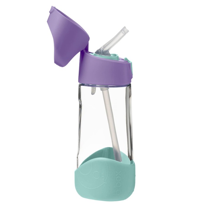 b.box Tritan Drink Bottle, Leak Proof Lid, Lilac Pop 450ml