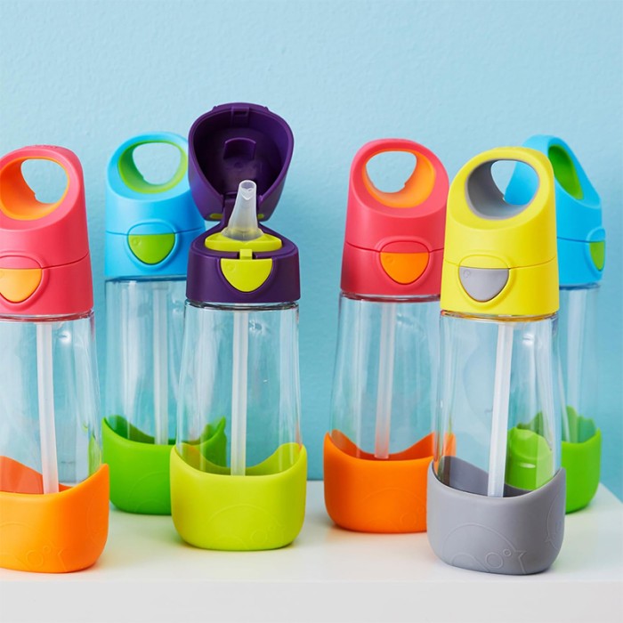 b.box Tritan Drink Bottle, Leak Proof Lid, Lilac Pop 450ml