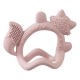 b.box Wrist Teether Blush, Soft Silicone
