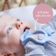 b.box Wrist Teether Lullaby Blue, Soft Silicone
