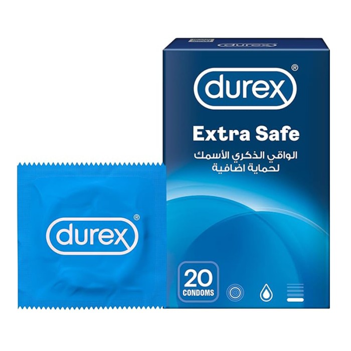 Durex Extra Safe Condom 20's LRC-6295120030752-0