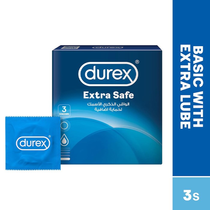 Durex Extra Safe Condom 3's LRC-104-2