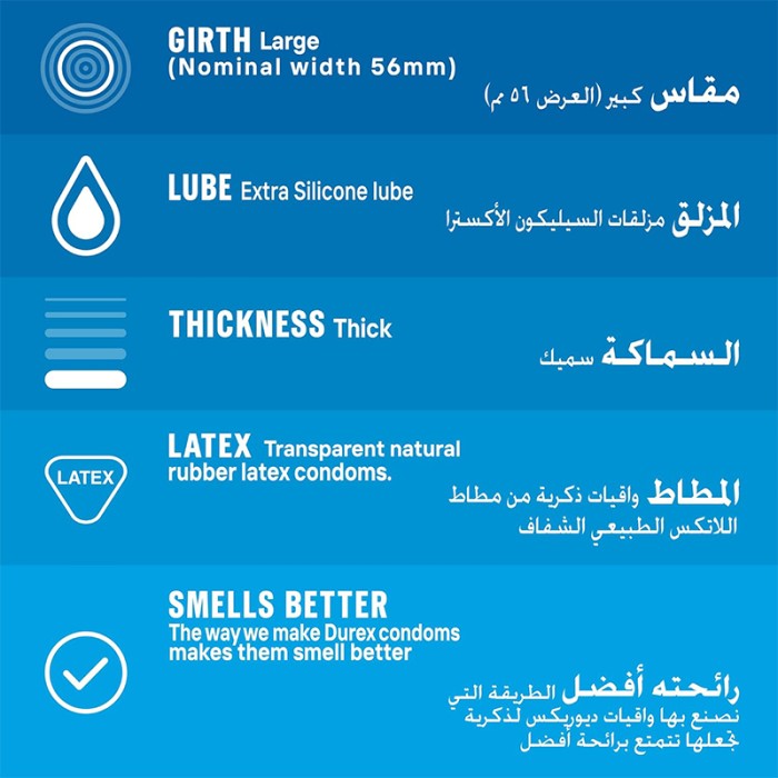Durex Extra Safe Condom 3's LRC-104-2