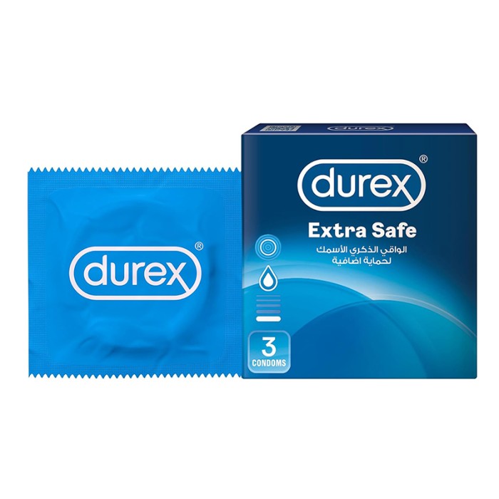 Durex Extra Safe Condom 3's LRC-104-2