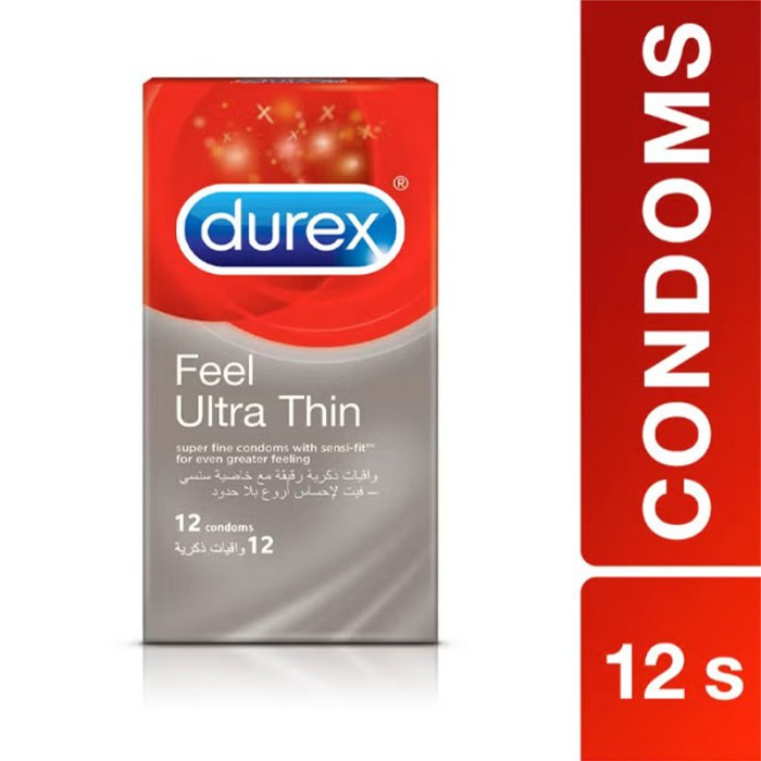 Durex Fetherlite Ultra Feel Ultra Thin Condom 12's LRC-165-0