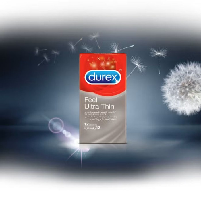 Durex Fetherlite Ultra Feel Ultra Thin Condom 12's LRC-165-0
