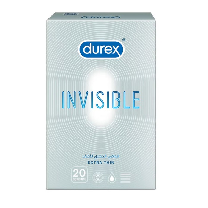 Durex Invisible 20's 20X6X6 LRC-50521-0