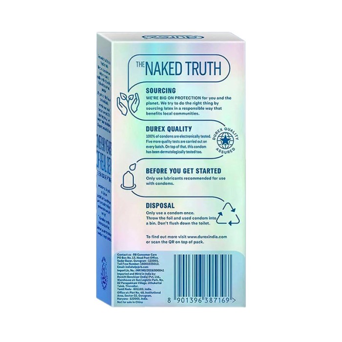 Durex Invisible Condom 12's LRC-5052197050738-0