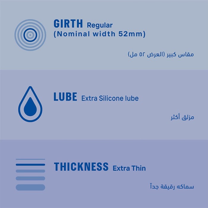 Durex Invisible Extra Lubricated Condom 12's LRC-5052197052350-0