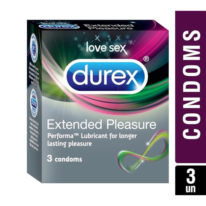 Durex Performa Delay Extended Pleasure Condom 3's LRC-169-0