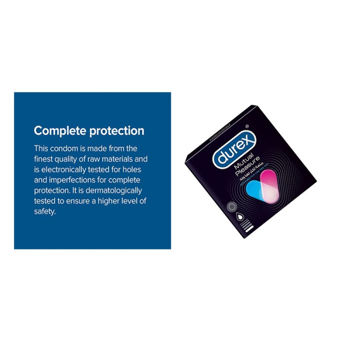 Durex Performax Intense Mutual Pleasure Condom 3's LRC-177-0