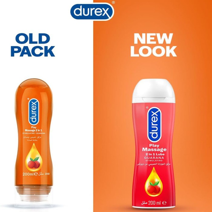 Durex Play Massage Gel Stimulant 2 In 1 Intimate Lubricant With Guarana 200 ml LRC-46210-0
