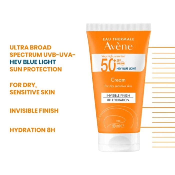 AVENE SUNCARE CREAM SPF 50+ 50ML FAP PFC-AV49487_RE-0