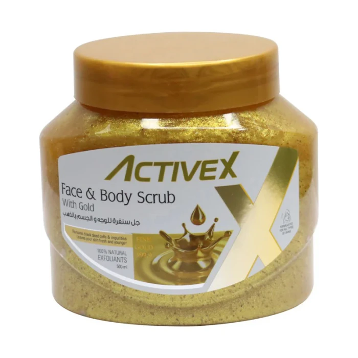 ActiveX Face & Body Scrub 500 ml Gold
