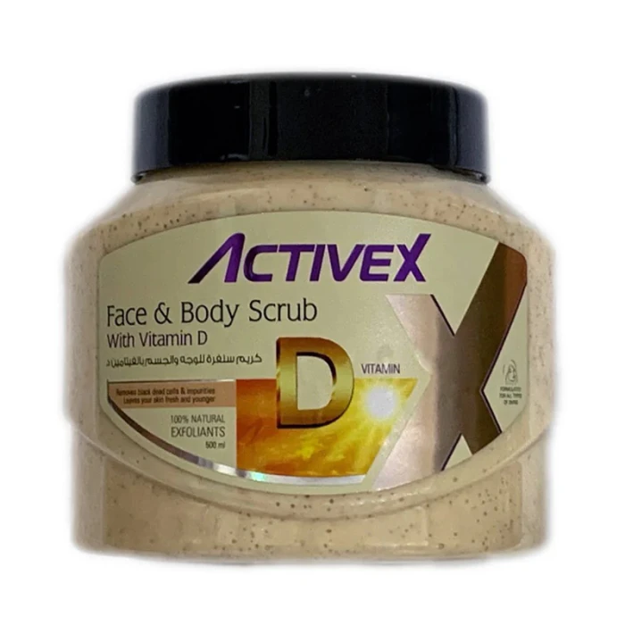 ActiveX Face & Body Scrub 500 ml Vitamin D
