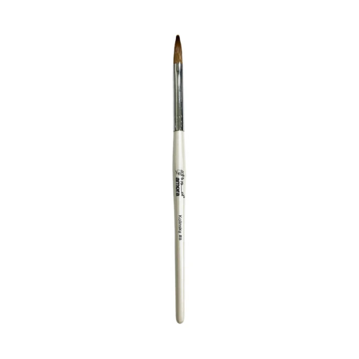 Amora 30% Kolisky Brush Wooden Handle Pearl - Size 8