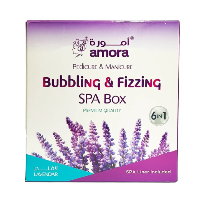 Amora Bubbling and Fizzing SPA Box 6 in 1 - Lavander